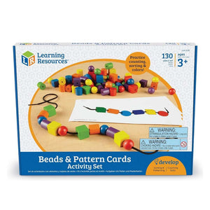 Beads and Pattern Card Set: Spark Creativity and Logic Skills - Fun Learning Store