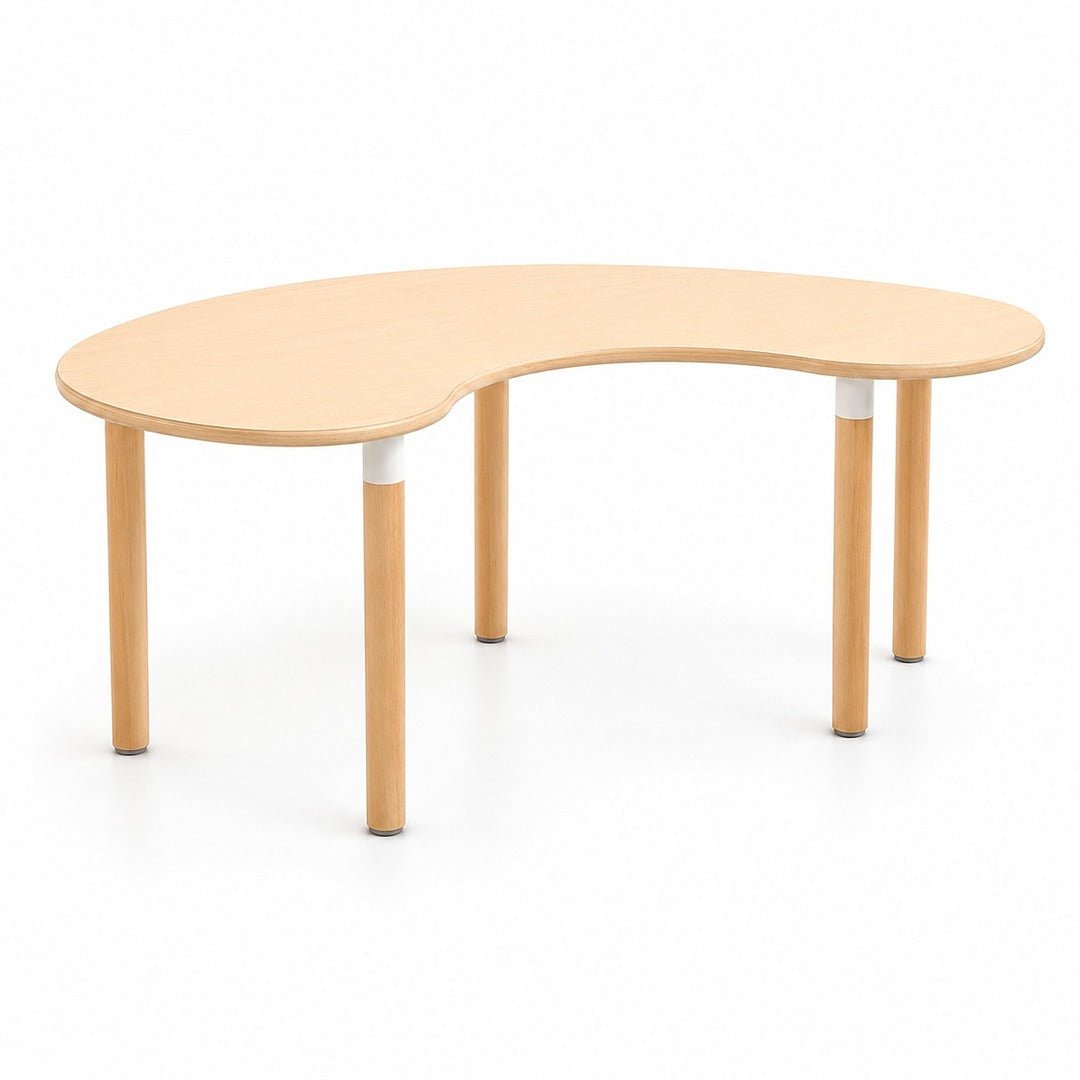 Bean-Shaped Table 154 cm x 83 cm: The Perfect Centerpiece for Creative Collaboration - Fun Learning Store