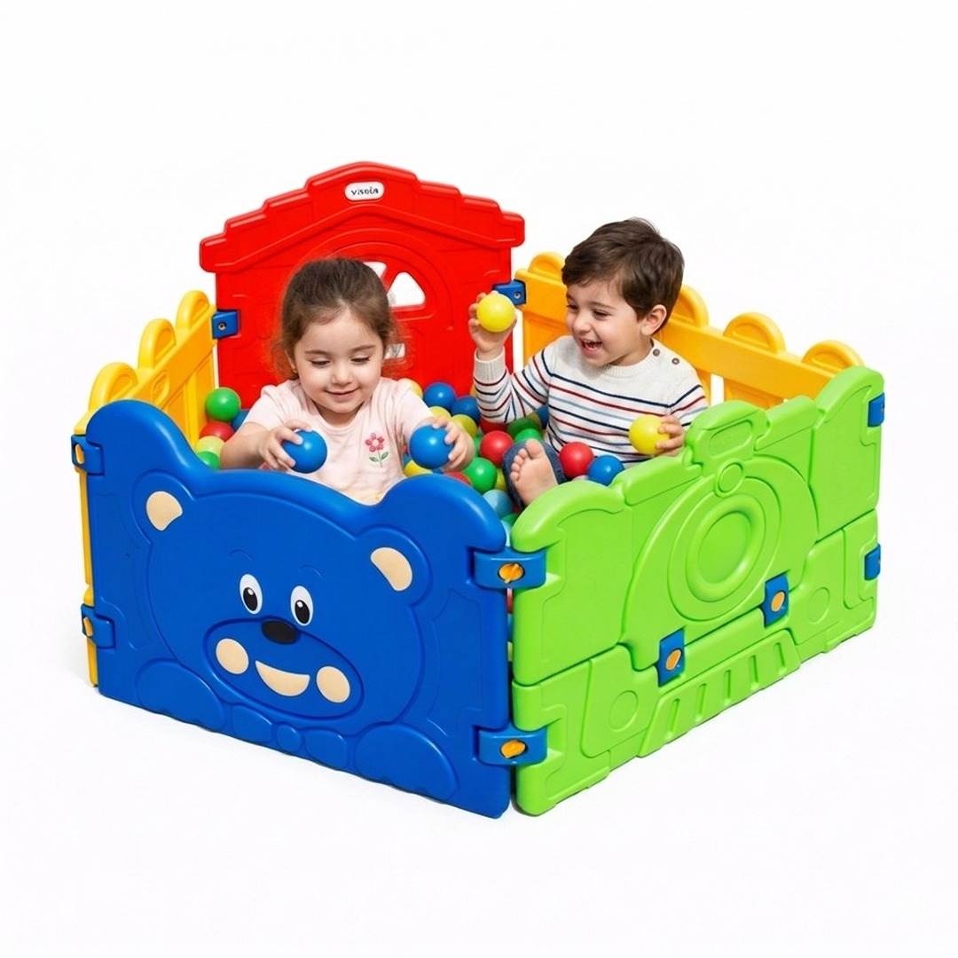 Bear & Train Activity Ball Pit: A Magical Playground for Your Little Explorer! - Fun Learning Store