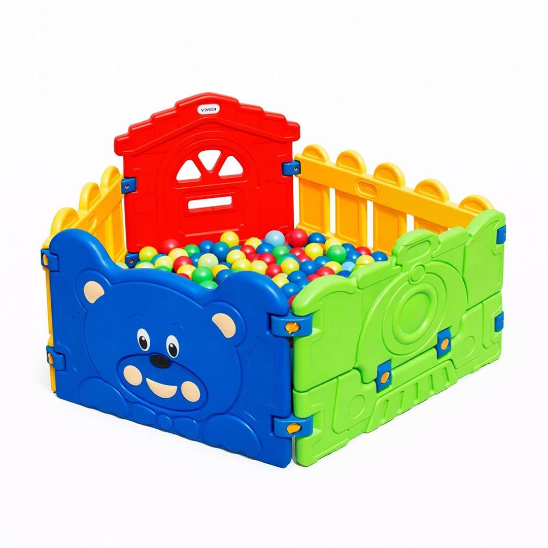 Bear & Train Activity Ball Pit: A Magical Playground for Your Little Explorer! - Fun Learning Store