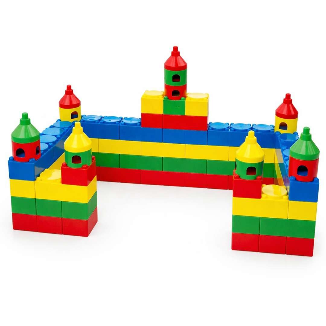 Big Puzzle Blockers - Set of 98 Pcs: The Ultimate Giant Building Adventure for Small Creators! - Fun Learning Store