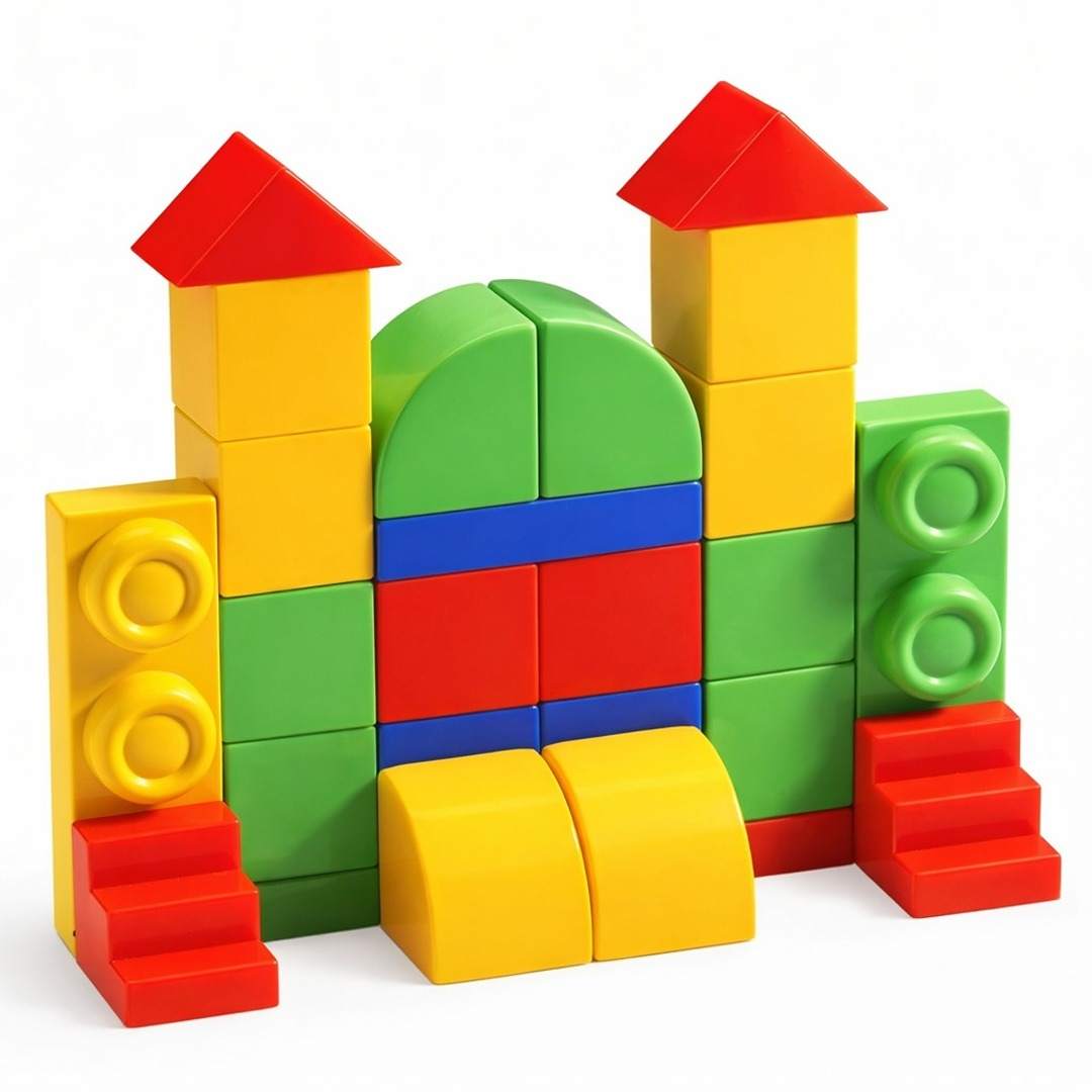 Big Puzzle Blockers - Set of 98 Pcs: The Ultimate Giant Building Adventure for Small Creators! - Fun Learning Store