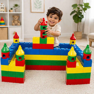 Big Puzzle Blockers - Set of 98 Pcs: The Ultimate Giant Building Adventure for Small Creators! - Fun Learning Store