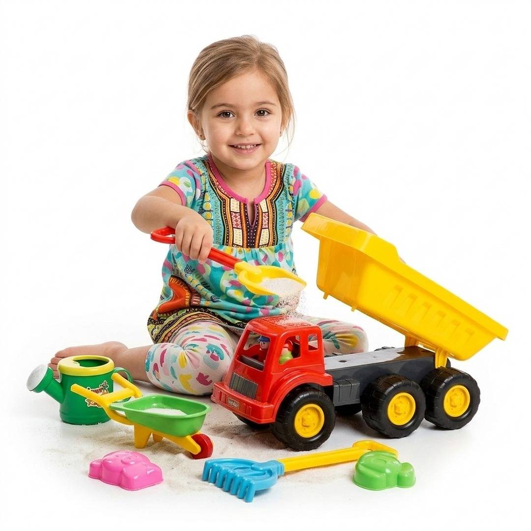 Big Sand Play Set – 7 - Piece Outdoor Toy Kit for Creative Kids - Fun Learning Store