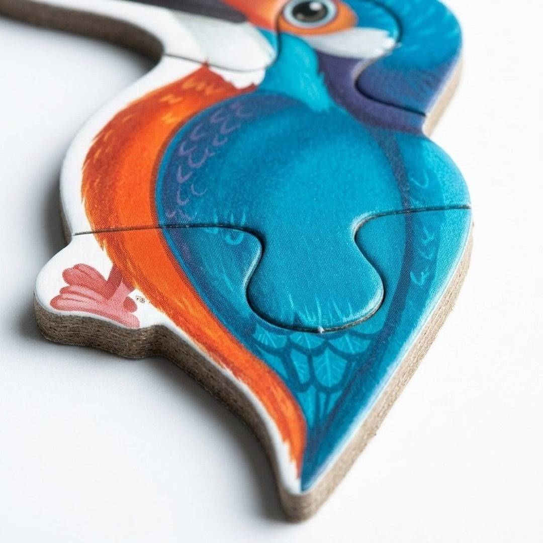 BIRDS | FIRST STEP PUZZLE – Fun & Educational Bird Puzzle with Storybook 🐦🧩 - Fun Learning Store