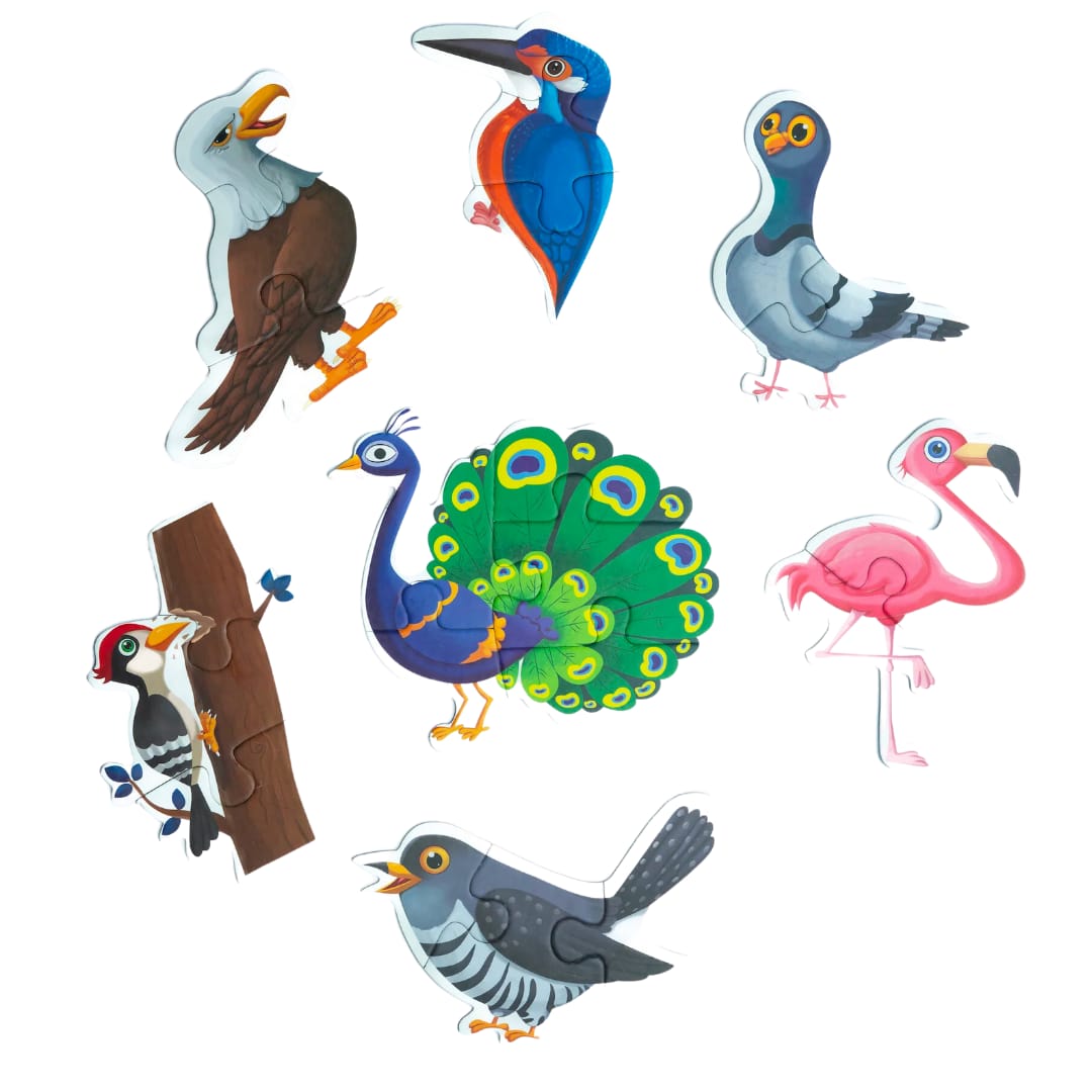 BIRDS - FIRST STEP PUZZLE - Fun Learning Store