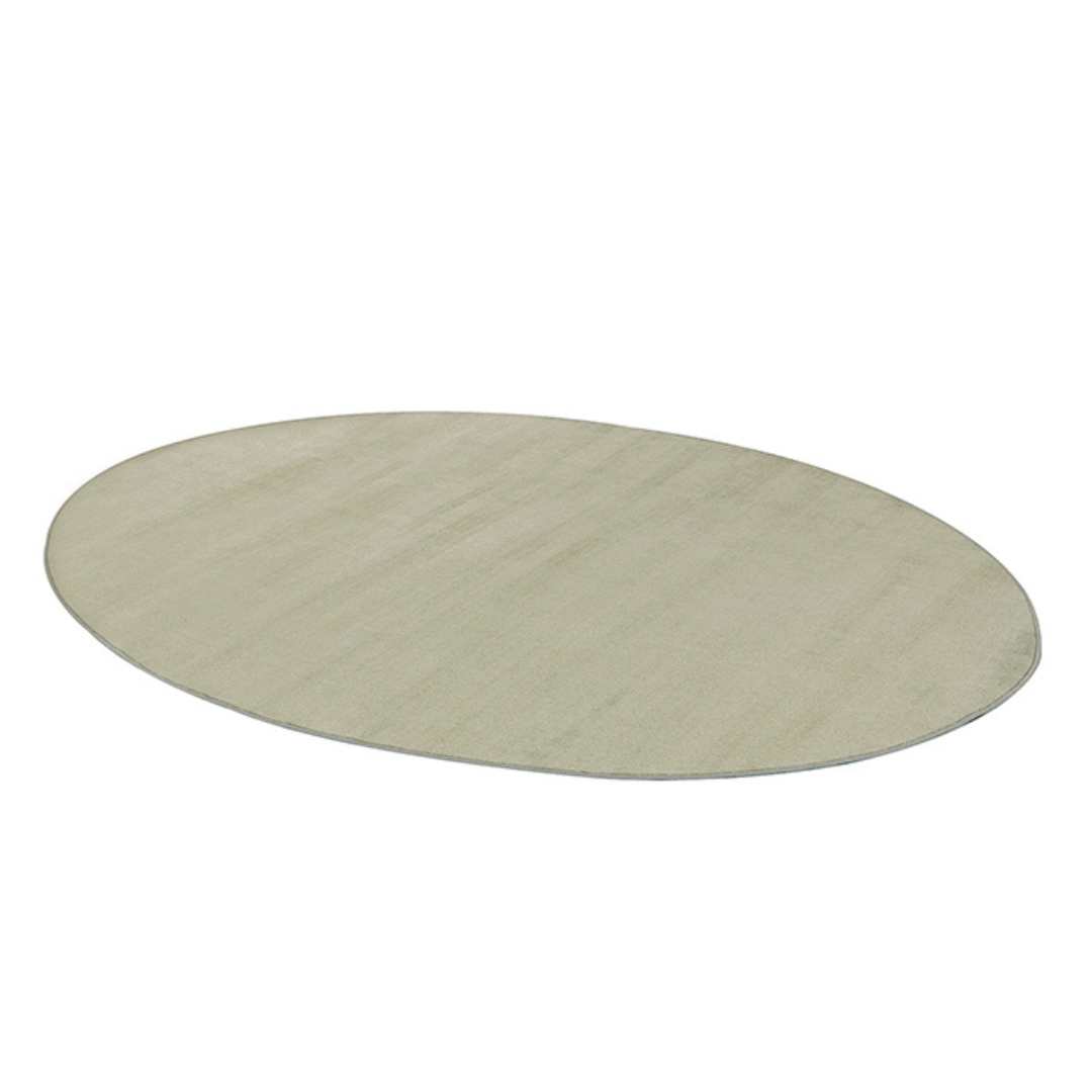 Biscuit Beige Oval Rug 198x287 cm – Warmth and Versatility for Every Space! - Fun Learning Store