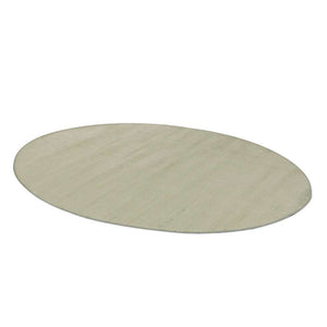 Biscuit Beige Oval Rug 198x287 cm – Warmth and Versatility for Every Space! - Fun Learning Store