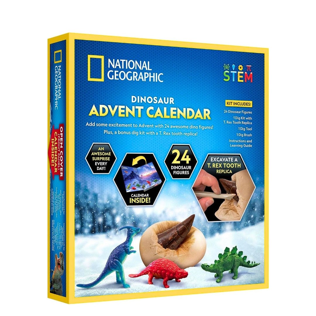 Blue Marble Dinosaur Advent Calendar – 24 Days of Dino Surprises! - Fun Learning Store