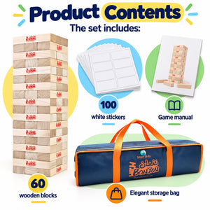 Bonyan – Giant Wooden Tower & Team-Building Game - Fun Learning Store