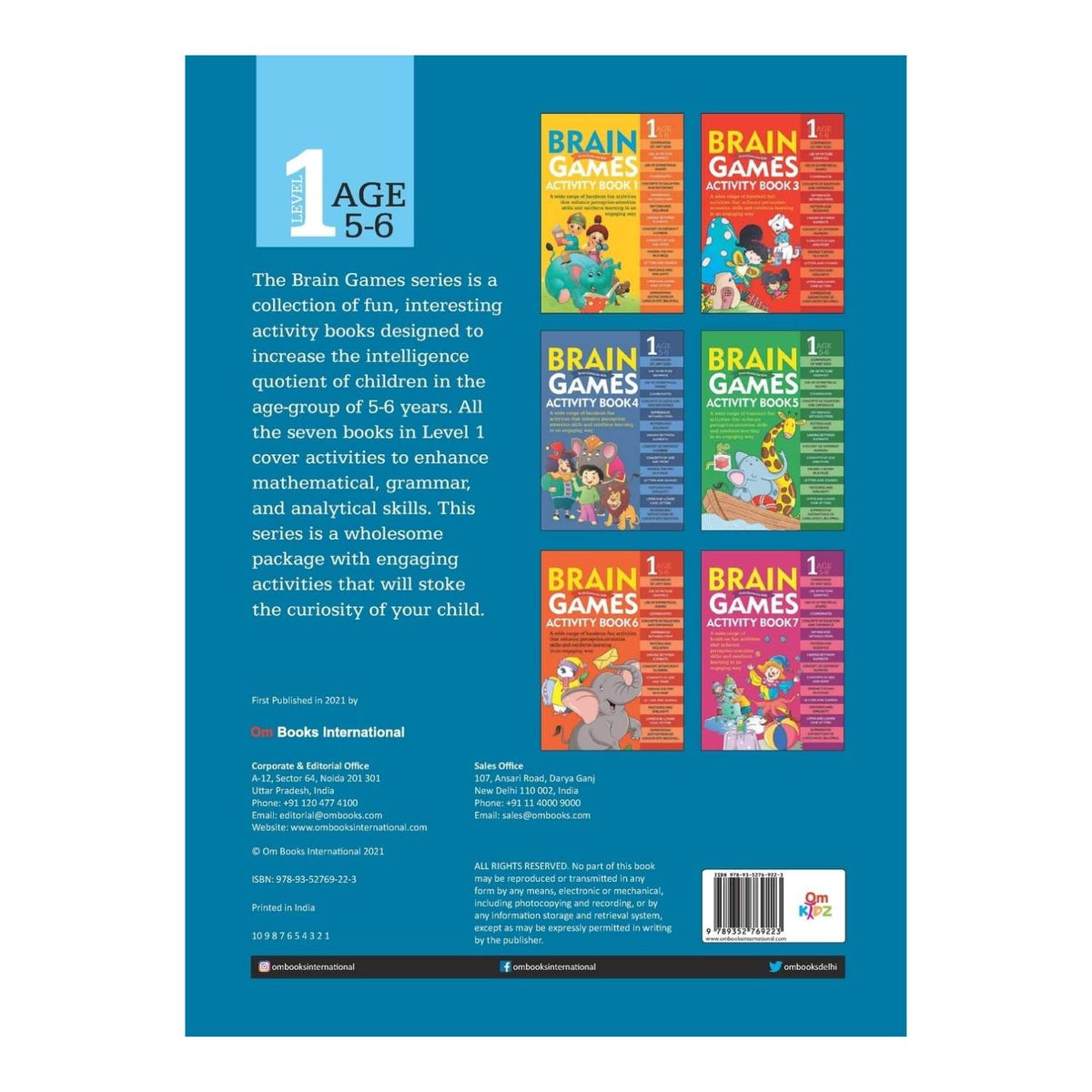 Brain Games Activity Book 2 (Level 1): Boost Your Child's IQ and Spark Curiosity! - Fun Learning Store