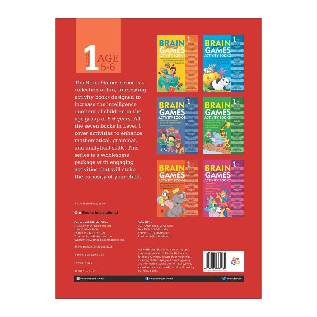 Brain Games Activity Book 3 LEVEL 1 - The Ultimate Brain-Boosting Adventure | 5+! - Fun Learning Store