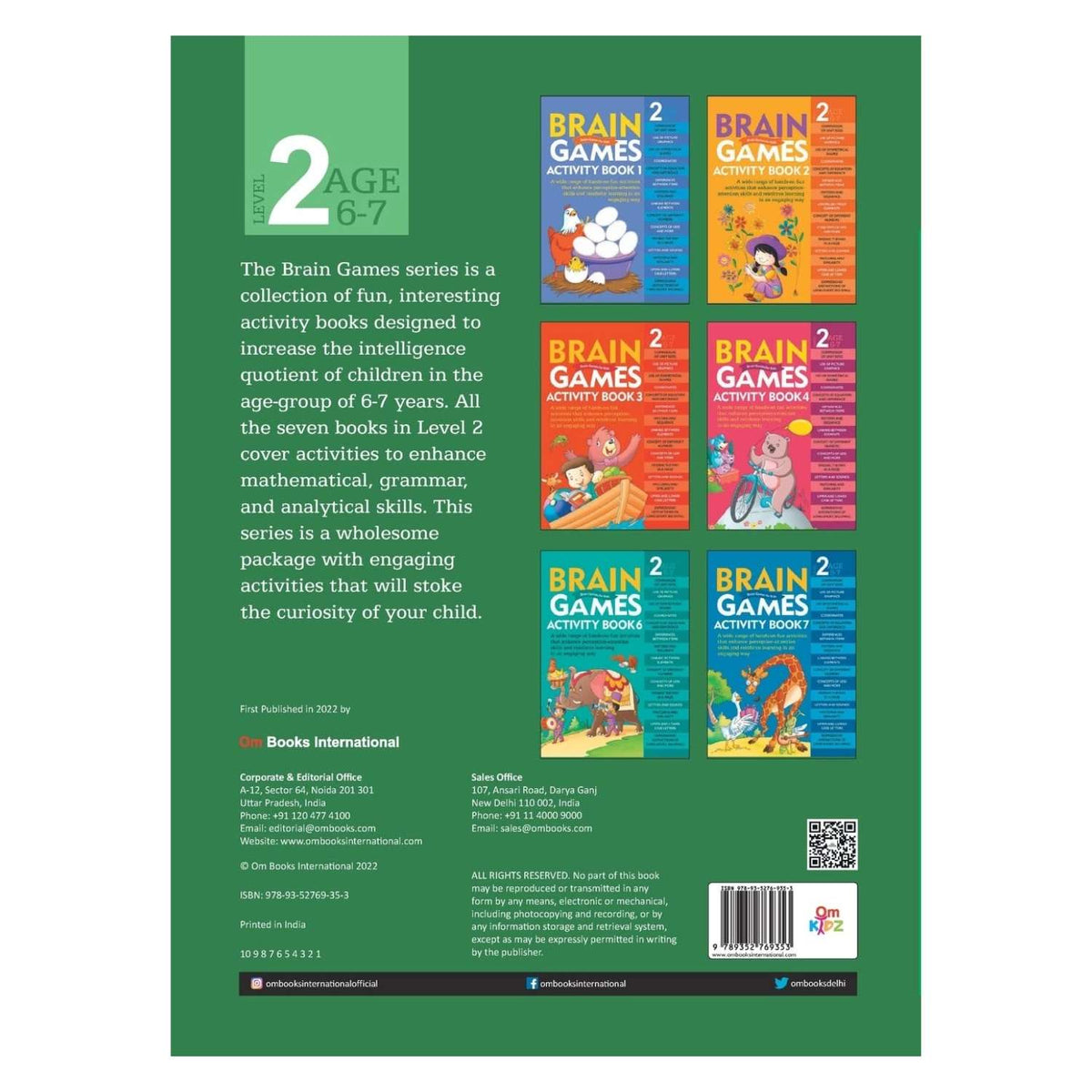 Brain Games Activity Book Level 2 - Book-5 - The Ultimate Brain-Boosting Adventure! - Fun Learning Store