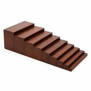 Brown Stairs: A Classic Journey into Size and Dimension! - Fun Learning Store