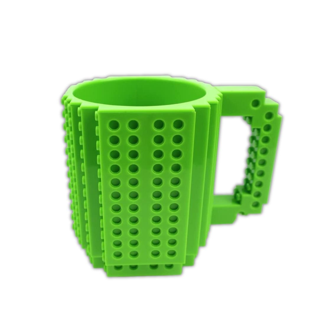 Build - on Brick Coffee Mug - Creative DIY Building Blocks Mug - Create Your Own Unique Drinking Cup - Fun Learning Store