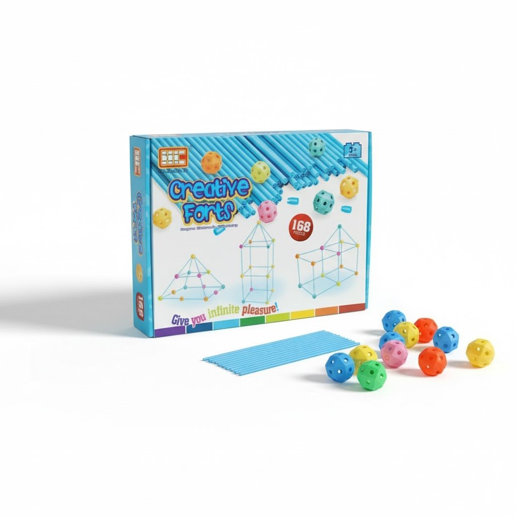 Builder Fun Kit – 168 - Piece Creative Construction Toy for Boys & Girls - Fun Learning Store