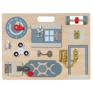 Busy Board with 10 Engaging Tasks - Foster Learning Through Play - Fun Learning Store