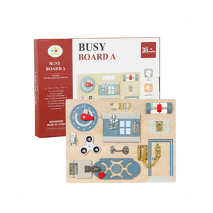Busy Board with 10 Engaging Tasks - Foster Learning Through Play - Fun Learning Store