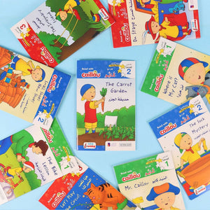 Caillou Bilingual Learning Kit Master English and Arabic with 21 Books & Interactive Pen - Fun Learning Store
