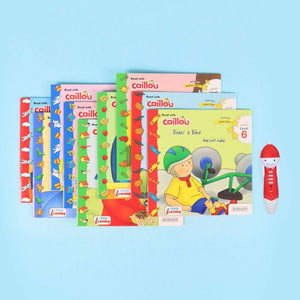 Caillou Bilingual Learning Kit Master English and Arabic with 21 Books & Interactive Pen - Fun Learning Store