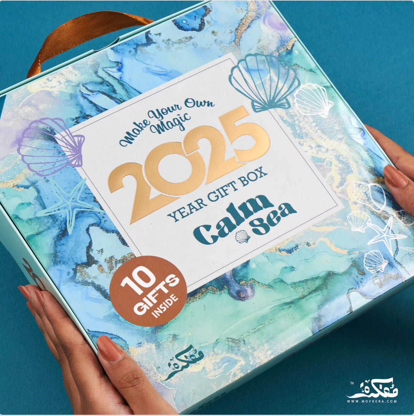 Calm Sea Year Gift Box 2025 – Elegant Planner & Organizer Set for a Peaceful Year - Fun Learning Store