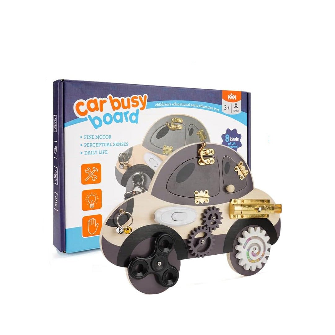 Car Busy Board - Engaging Activity Toy for Cognitive Development - Fun Learning Store