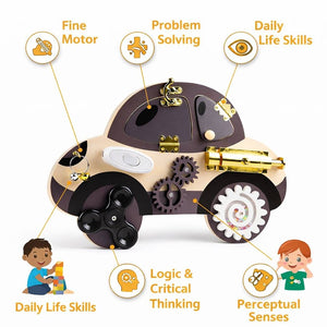 Car Busy Board - Engaging Activity Toy for Cognitive Development - Fun Learning Store