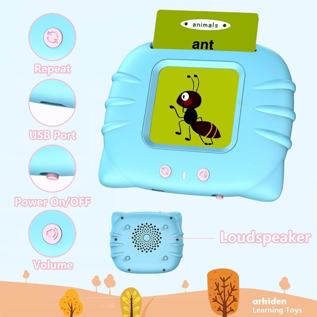 Card Early Education Device - Card Reader Machine in English for Kids - Fun Learning Store