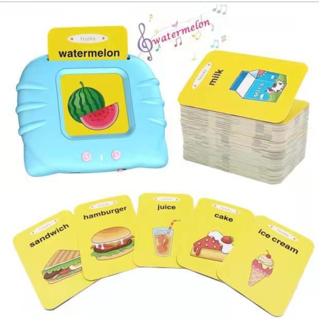 Card Early Education Device - Card Reader Machine in English for Kids - Fun Learning Store