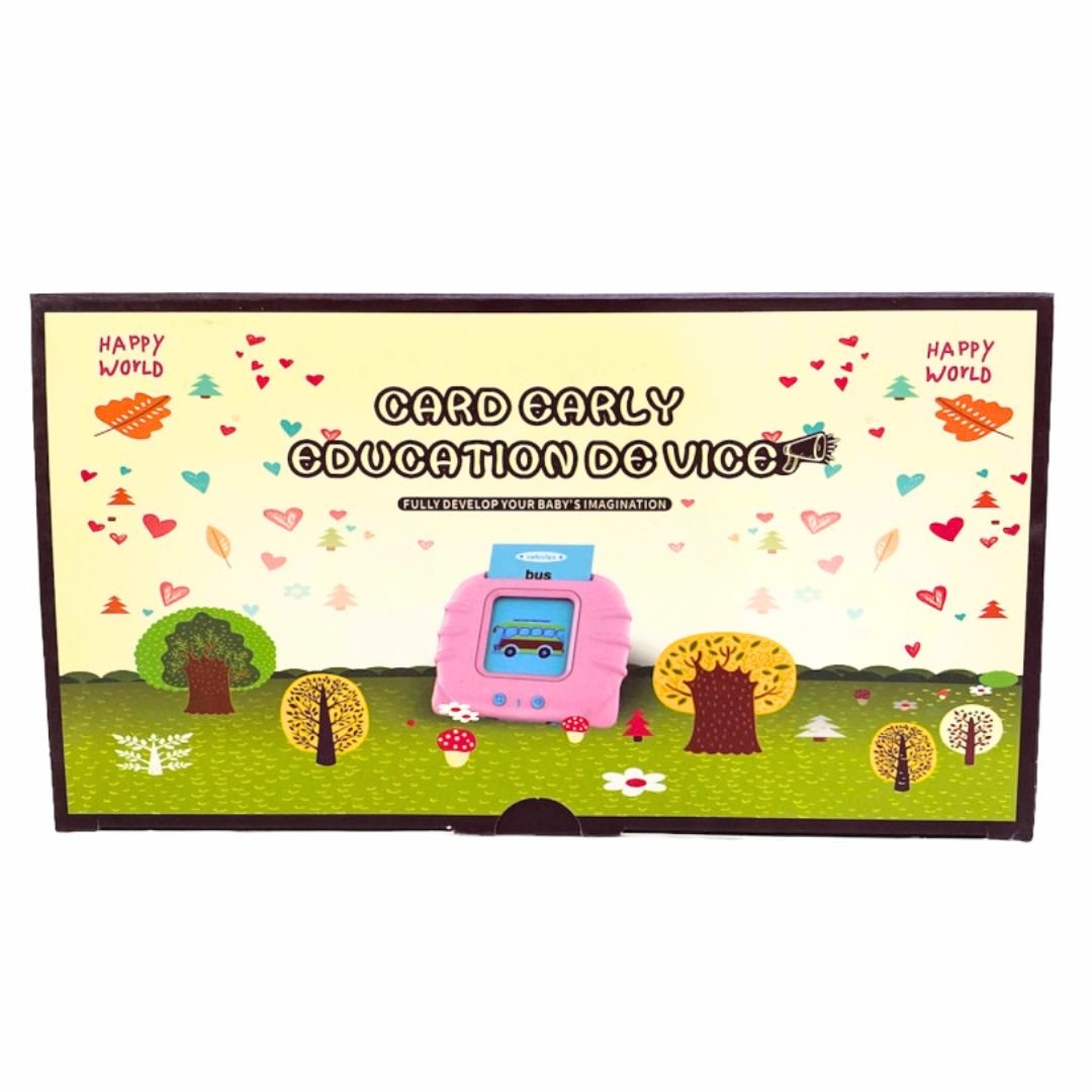 Card Early Education Device - Card Reader Machine in English for Kids - Fun Learning Store