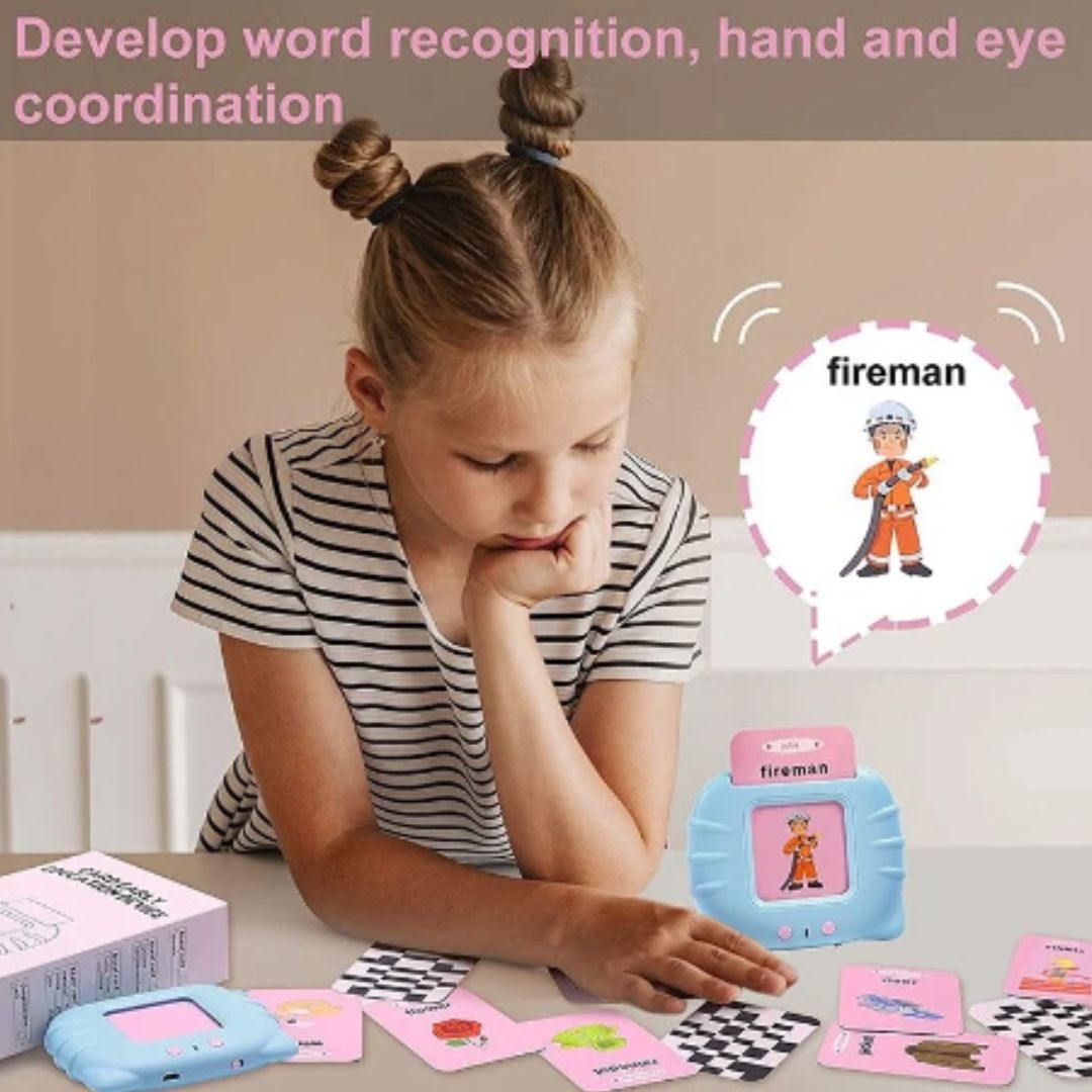 Card Early Education Device - Card Reader Machine in English for Kids - Fun Learning Store