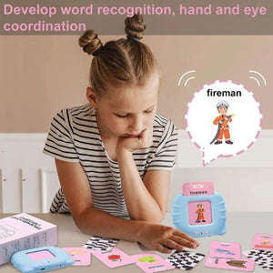 Card Early Education Device - Card Reader Machine in English for Kids - Fun Learning Store