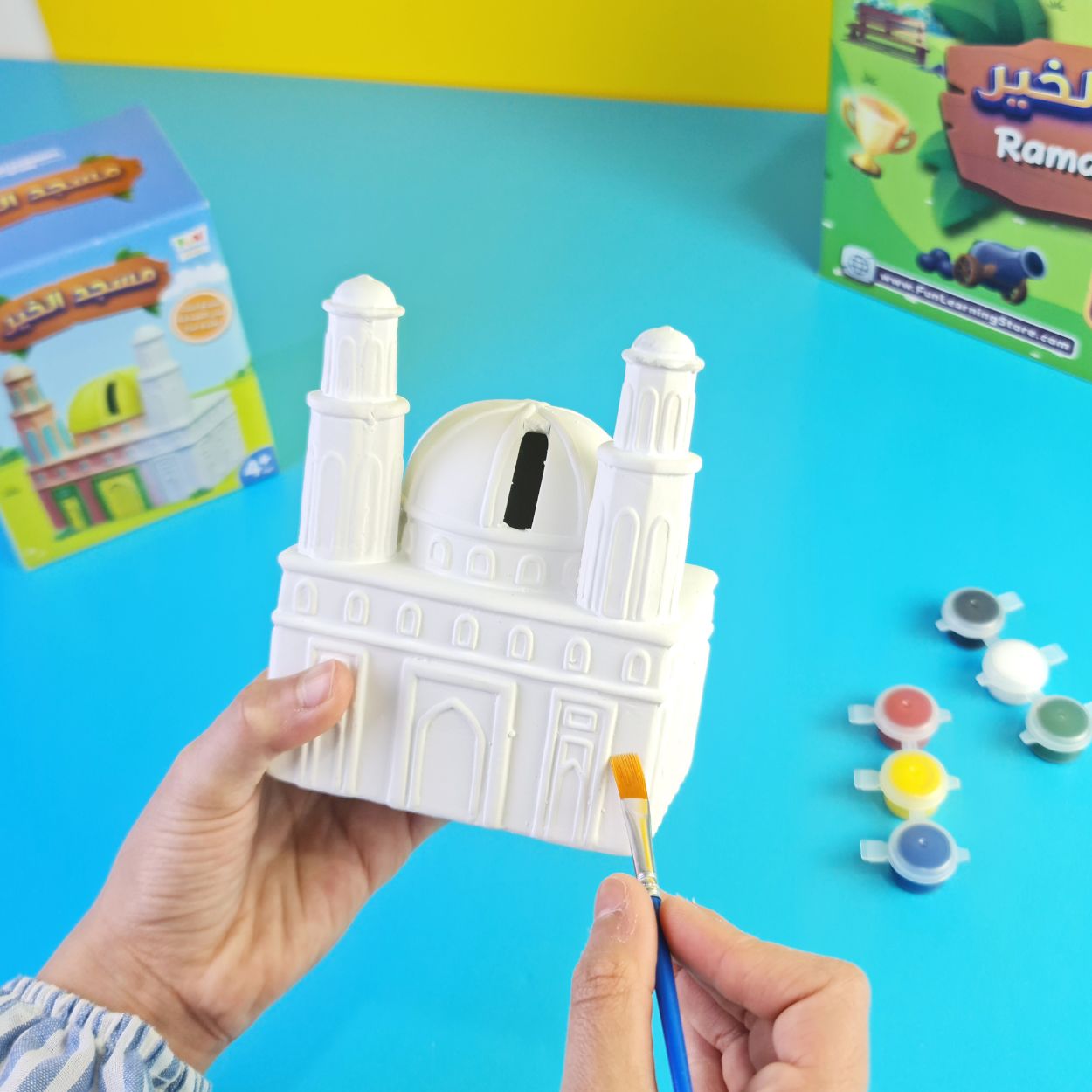 Ceramic Mosque Coin Bank for Kids - Encourage Charity & Creativity - Fun Learning Store