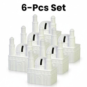 Ceramic Mosque Coin Bank for Kids – Ramadan Quantity Offer - Fun Learning Store