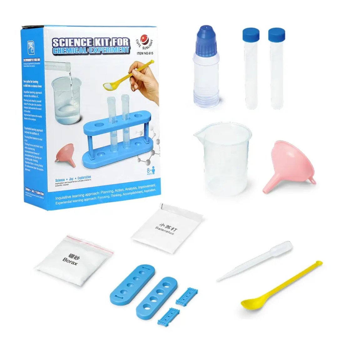 Chemical Science Experiments Kit for Kids: 5 Safety Fun Activities (13 Pcs) - Fun Learning Store