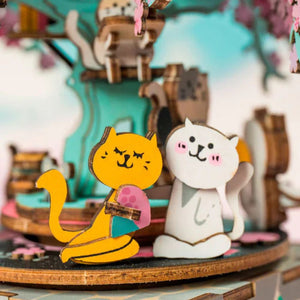 Cherry Blossom DIY Music Box – Limited Edition Romantic Wooden Puzzle - Fun Learning Store