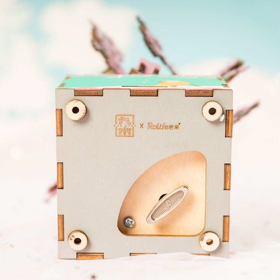 Cherry Blossom DIY Music Box – Limited Edition Romantic Wooden Puzzle - Fun Learning Store