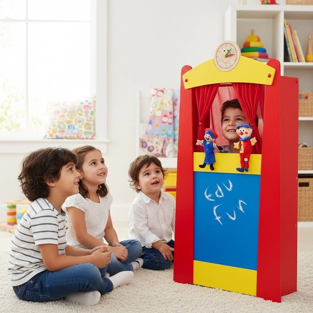Children’s Modern Puppet Theater – Imaginative Role Play with Durable German Quality - Fun Learning Store
