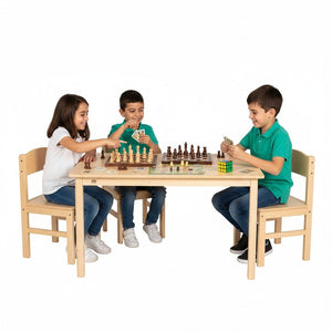 Children’s Rectangular Table 120 × 80 cm – Durable, Safe, and Perfect for Classrooms - Fun Learning Store