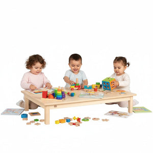 Children’s Rectangular Table 120 × 80 cm – Durable, Safe, and Perfect for Classrooms - Fun Learning Store
