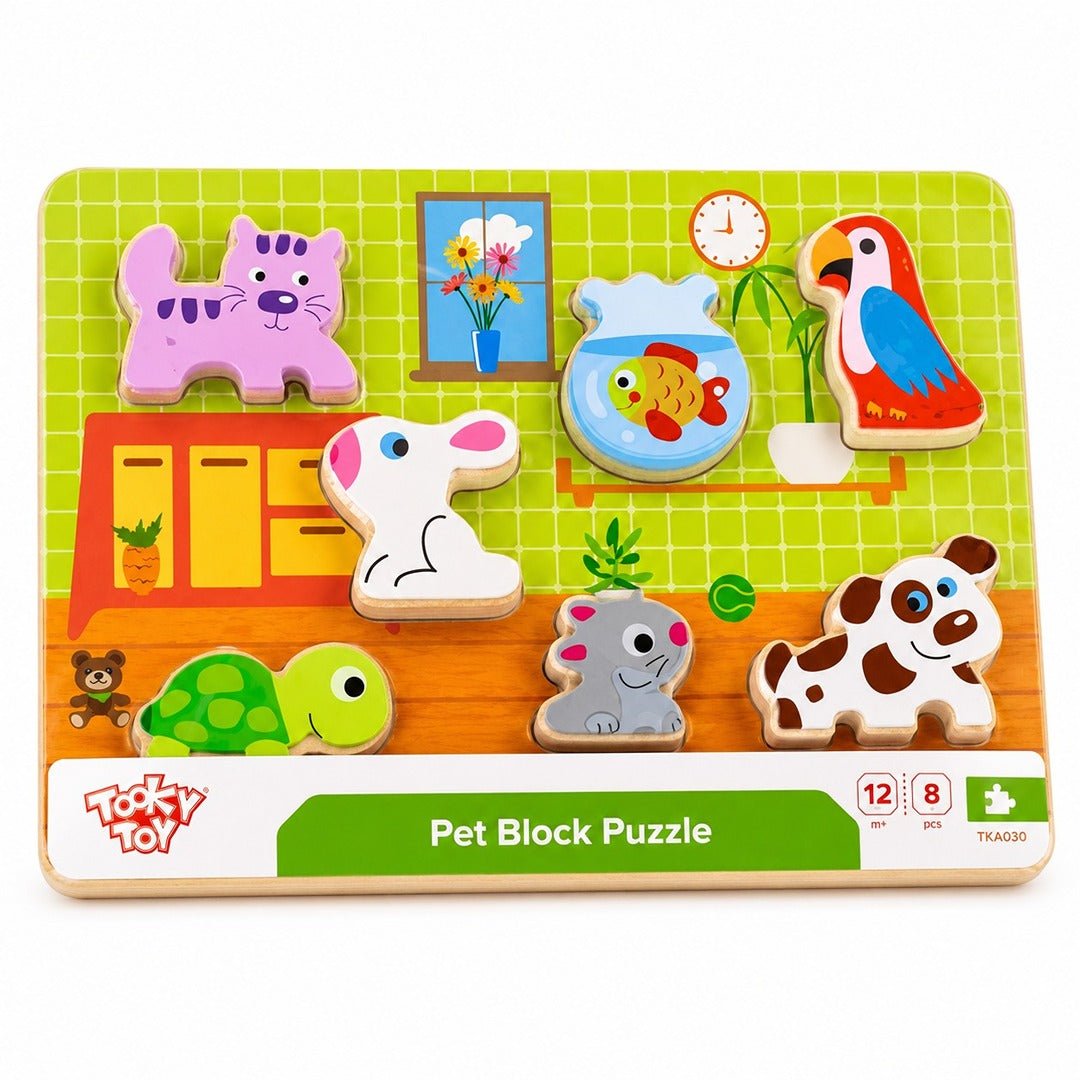 Chunky Puzzle – Wooden Learning Toy - 12+ Months - Fun Learning Store