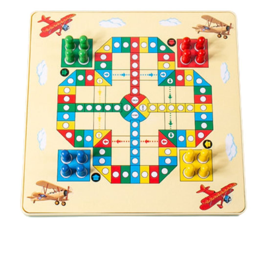 City Traffic Maze & Flying Chess Game Board – 2 - in - 1 Magnetic Puzzle Toy for Kids - Fun Learning Store