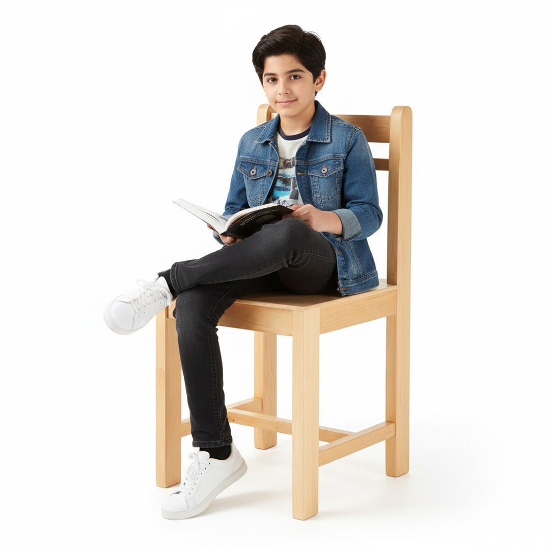 Classic Plus Wooden Children’s Chair – Timeless Design for Everyday Learning Spaces - Fun Learning Store