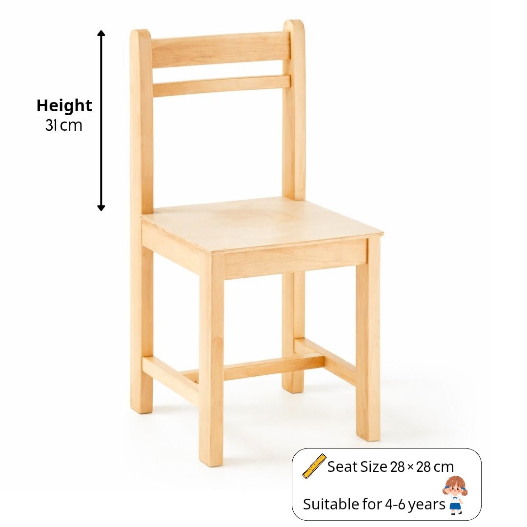Classic Plus Wooden Children’s Chair – Timeless Design for Everyday Learning Spaces - Fun Learning Store