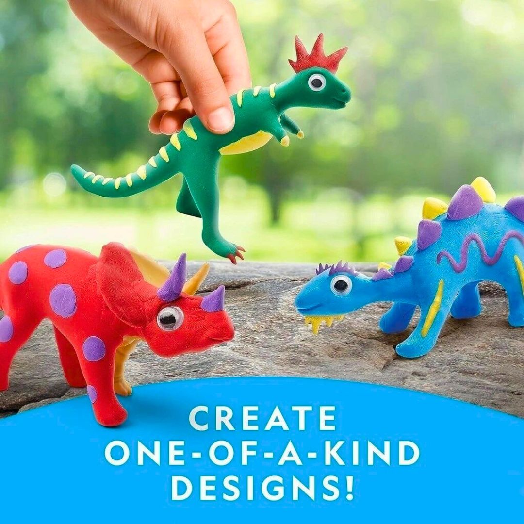 Clay Dinosaur Modeling Kit – Shape, Sculpt & Bring Dinosaurs to Life! - Fun Learning Store