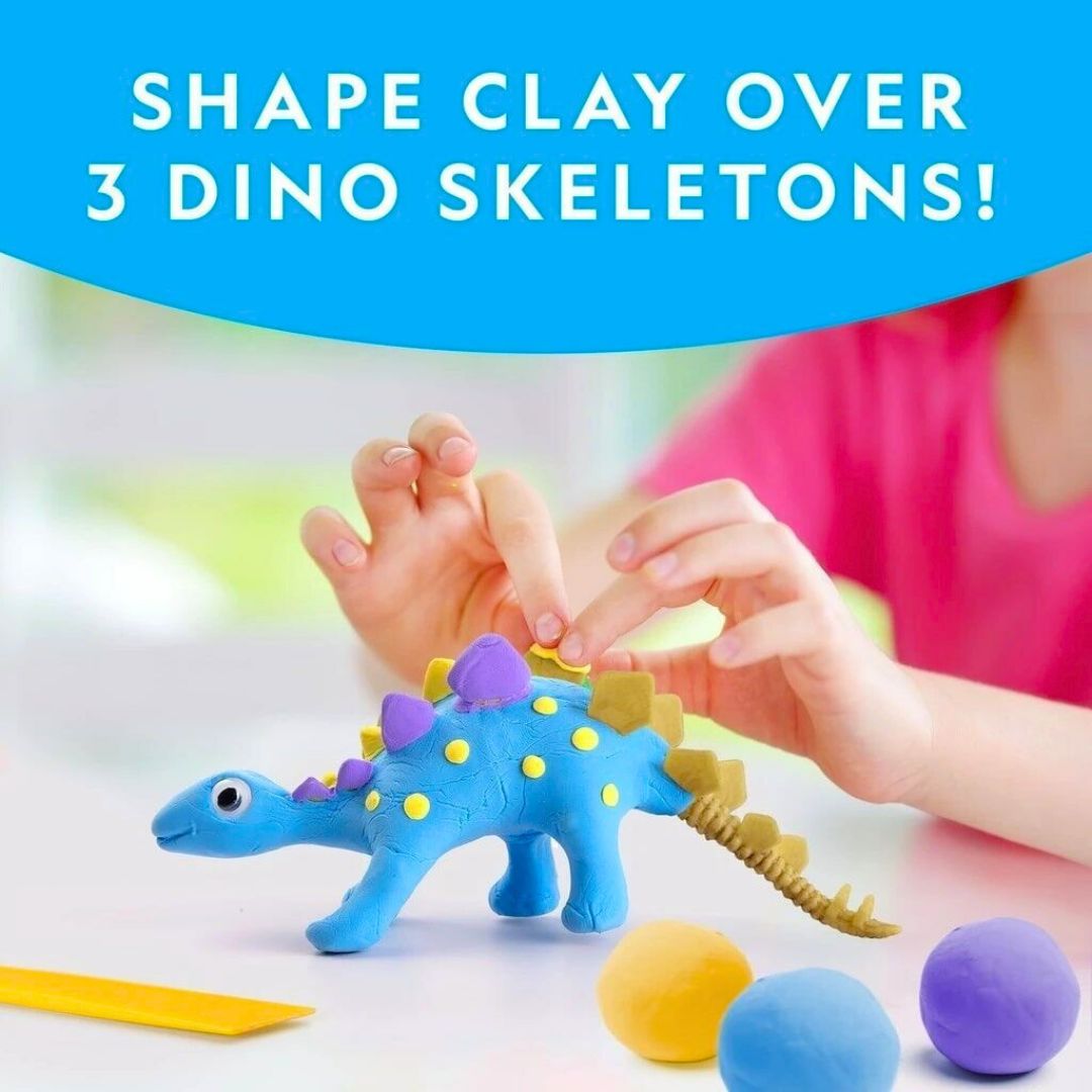 Clay Dinosaur Modeling Kit – Shape, Sculpt & Bring Dinosaurs to Life! - Fun Learning Store