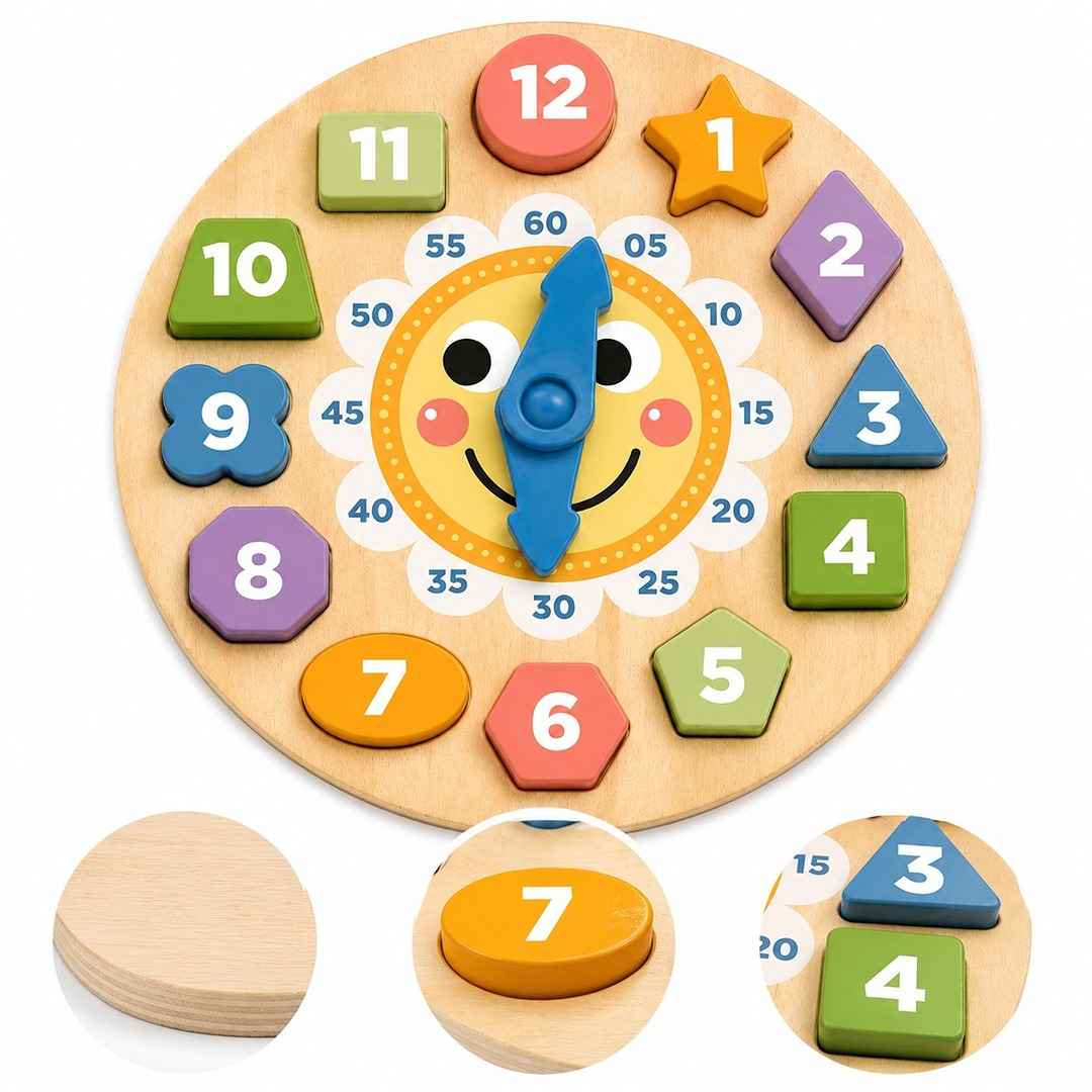 Clock Puzzle – The Fun Way To Master Time And Shapes - Fun Learning Store