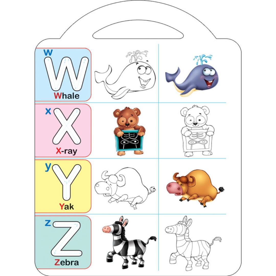 color the Letters: Fun and Engaging Letter Learning Book |+3 Years - Fun Learning Store