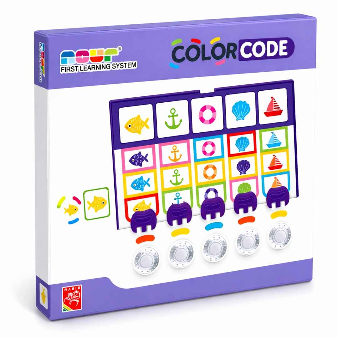 COLORCODE Learning Card Holder – Fun & Interactive Self - Correction Game for Kids 🎨🔢 - Fun Learning Store