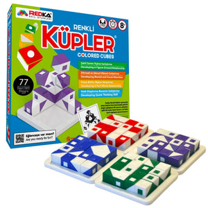 Colored Cubes: Test Your Visual Memory Skills with This Intelligence and Strategy Game - Fun Learning Store